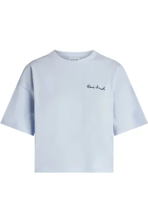 Lacoste Camiseta de algodón con parche del logo