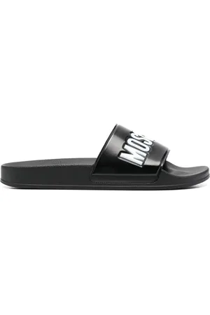 Moschino Sandalias con logo en relieve