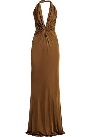 Tom Ford Vestido de noche con detalle de nudo