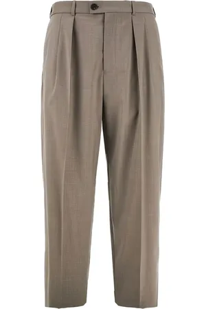 Emporio Armani Pantalones de lana virgen