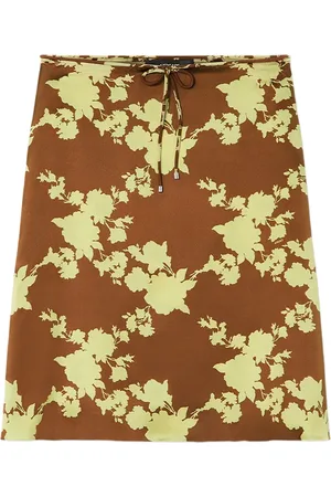 VERSACE Falda midi Wild Roses