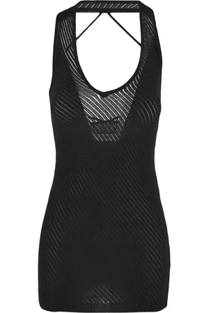LANEUS Vestido corto de punto