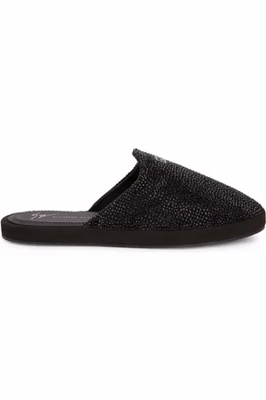 Giuseppe Zanotti Slippers Junge Fever con apliques de cristal