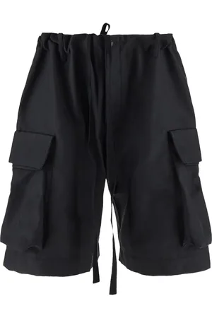 UMA WANG Pantalones cortos cargo con cordones