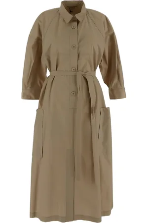 GENTRYPORTOFINO Vestido camisero con cinturón