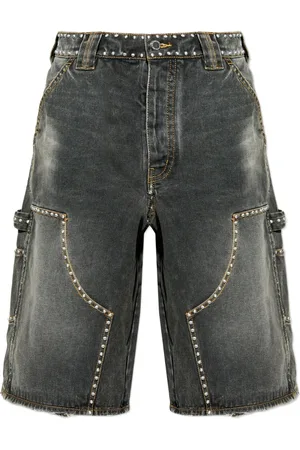 A Bathing Ape Pantalones vaqueros cortos con apliques
