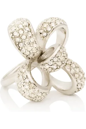 Kenneth Jay Lane Anillo con detalle de cristales