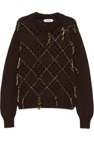 Namacheko Jersey con cuello redondo en intarsia