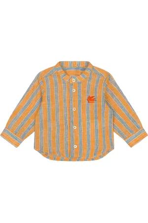 Etro Camisa a rayas de lino