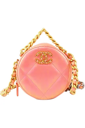 CHANEL Bolso satchel 19 Round Clutch with Chain 2020