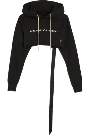 Rick Owens Sudadera con capucha de algodón