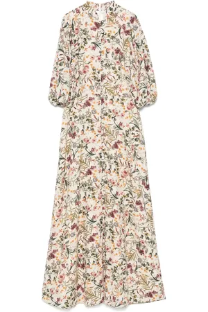 MOOS Vestido largo Jardin de Fleurs
