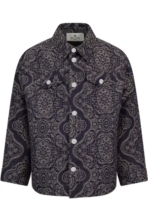 Etro Chaqueta de lino y algodón