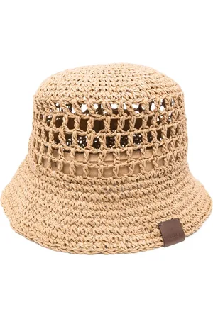 JUUN.J Sombrero de pescador de rafia