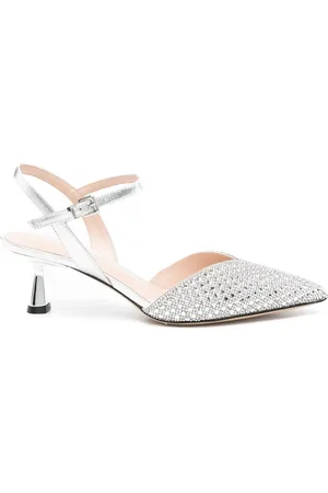 Evaluna Zapatos con detalles de strass y tacón de 60 mm