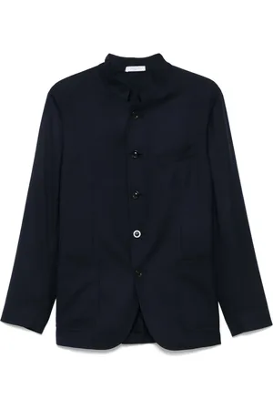 Boglioli Blazer con cuello mao