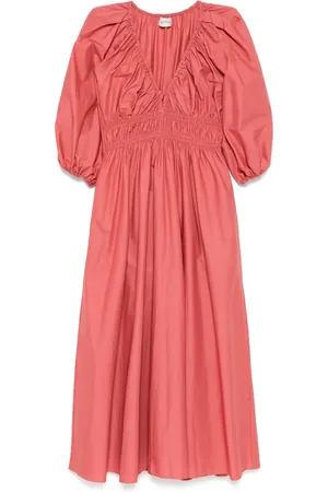 MATTEAU Vestido fruncido con botones