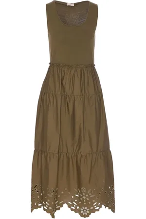 Liu Jo Vestido midi de algodón