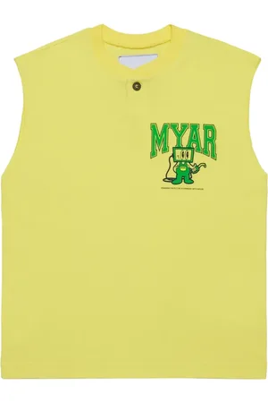 MYAR Top sin mangas con estampado gráfico