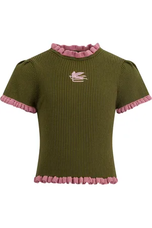 Etro Camiseta de punto de algodón