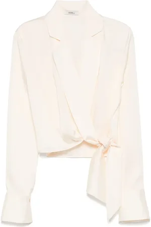 GOEN.J Blusa con solapas de esmoquin