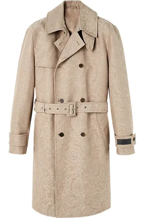 VERSACE Gabardina con motivo floral
