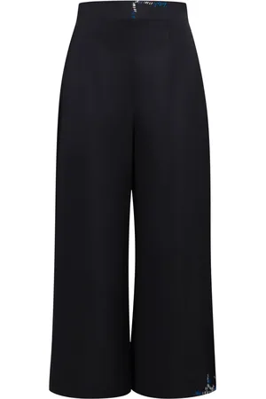 Marni Pantalones capri con costuras decorativas