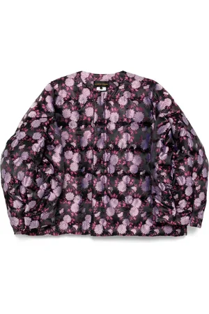 Comme des Garçons Plumífero con motivo floral