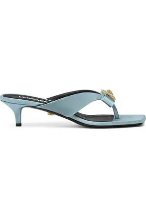 VERSACE Mules Gianni Bow con tacón de 45 mm