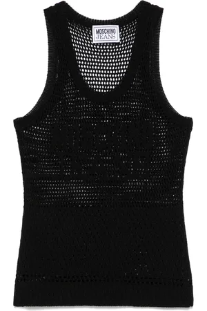 Moschino Top de punto flojo