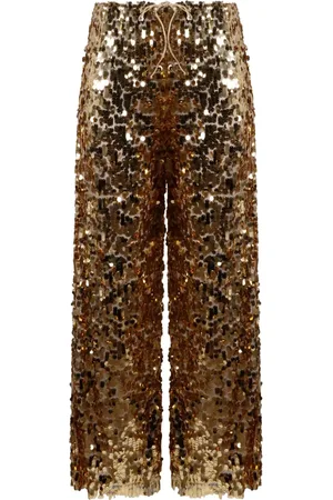 Oseree Pantalones con lentejuelas