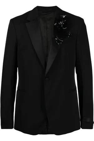 VERSACE Blazer con apliques florales