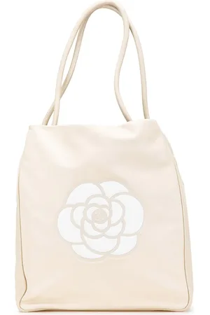 CHANEL Bolso shopper Camellia de piel de borrego 2002-2003