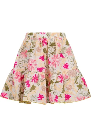 Etro Falda con bordado floral