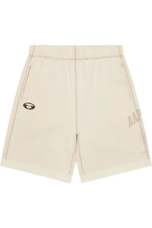 A Bathing Ape Bermudas con logo estampado