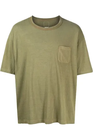 VISVIM Camiseta Amplus con bolsillo de parche
