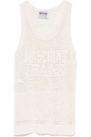 Moschino Top de punto flojo