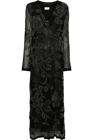 P.A.R.O.S.H. Vestido largo con detalles de cuentas