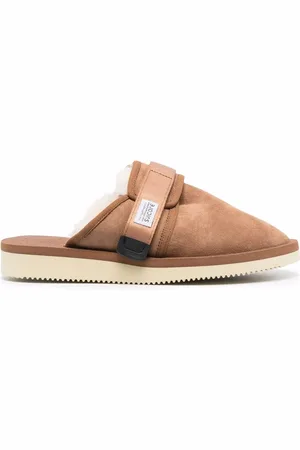 SUICOKE Zapatos slippers con forro de pelo