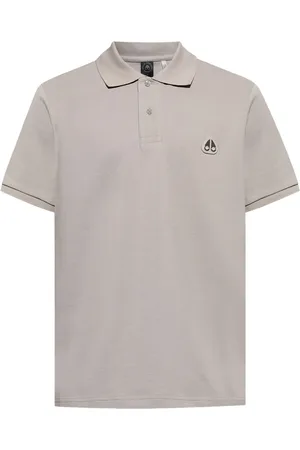 Moose Knuckles Polo Everett con aplique del logo