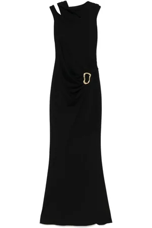MOOS Vestido largo con detalle de aberturas