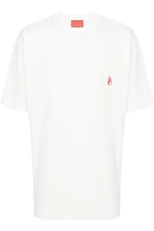 Vision Of Super Camiseta con llamas bordadas