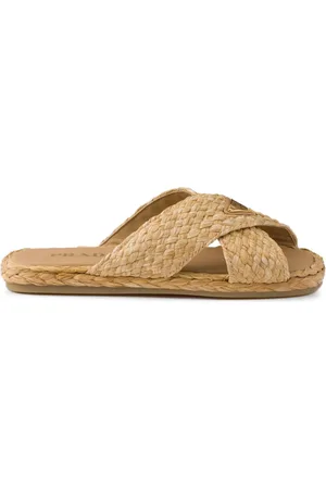Prada Sandalias de rafia