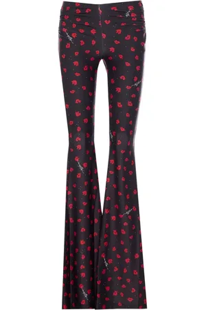 ANIYE BY Pantalones con labios estampados