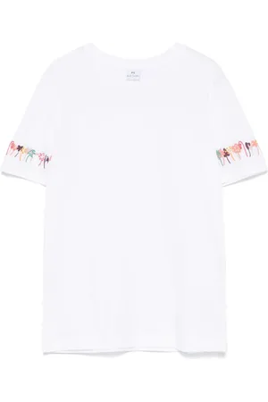 Paul Smith Camiseta con bordado floral