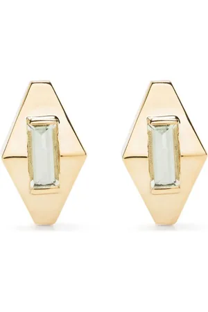 Aliita Pendientes Deco Rombo en oro amarillo de 9kt