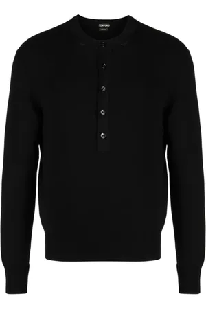 Tom Ford Top con cuello henley