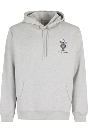 Drôle de Monsieur Sudadera con capucha y logo bordado