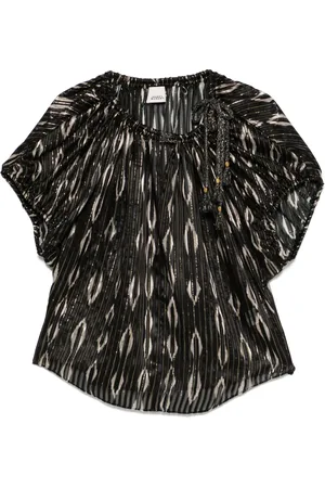 Isabel Marant Blusa con hilos metalizados