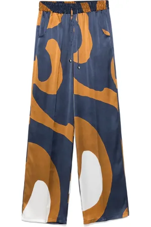 Kiton Pantalones con motivo abstracto